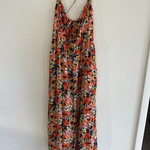 Women’s Red Floral Dress | Size XS | Preloved & Cute